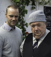 Doc Martin. Image shows from L to R: Al Large (Joe Absolom), Bert Large (Ian McNeice). Copyright: Buffalo Pictures / Homerun Productions