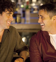 Episodes. Image shows from L to R: Sean Lincoln (Stephen Mangan), Matt LeBlanc (Matt LeBlanc). Copyright: Hat Trick Productions / BBC