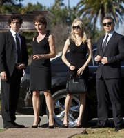 Episodes. Image shows from L to R: Sean Lincoln (Stephen Mangan), Beverly Lincoln (Tamsin Greig), Morning Randolph (Mircea Monroe), Matt LeBlanc (Matt LeBlanc). Copyright: Hat Trick Productions / BBC Episodes. Image shows from L to R: Sean Lincoln (Stephen Mangan), Beverly Lincoln (Tamsin Greig), Morning Randolph (Mircea Monroe), Matt LeBlanc (Matt LeBlanc). Copyright: Hat Trick Productions / BBC