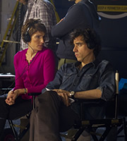 Episodes. Image shows from L to R: Beverly Lincoln (Tamsin Greig), Sean Lincoln (Stephen Mangan). Copyright: Hat Trick Productions / BBC