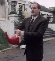 Fawlty Towers. Basil Fawlty (John Cleese). Copyright: BBC