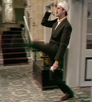 Fawlty Towers. Basil Fawlty (John Cleese). Copyright: BBC