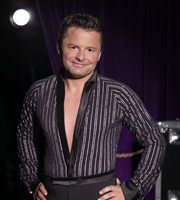 Guest Fighting Talk presenter Chris Hollins on Strictly Come Dancing 2009. Chris Hollins