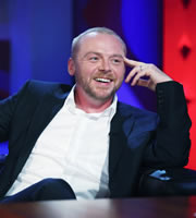 Friday Night With Jonathan Ross. Simon Pegg. Copyright: Hot Sauce