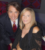 Friday Night With Jonathan Ross. Image shows from L to R: Jonathan Ross, Barbra Streisand. Copyright: Hot Sauce