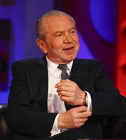 Friday Night With Jonathan Ross. Alan Sugar. Copyright: Hot Sauce