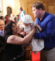 Gavin & Stacey. Image shows from L to R: Nessa (Ruth Jones), Smithy (James Corden). Copyright: Baby Cow Productions