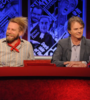 Have I Got News For You. Image shows from L to R: Tony Law, Paul Merton. Copyright: BBC / Hat Trick Productions