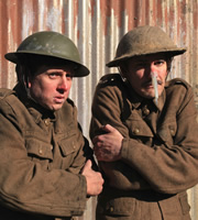 Horrible Histories. Image shows from L to R: Laurence Rickard, Mathew Baynton. Copyright: Lion Television / Citrus Television
