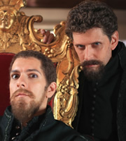Horrible Histories. Image shows from L to R: Mathew Baynton, Laurence Rickard. Copyright: Lion Television / Citrus Television