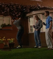 The Inbetweeners. Image shows from L to R: Neil Sutherland (Blake Harrison), Jay Cartwright (James Buckley), Simon Cooper (Joe Thomas). Copyright: Bwark Productions