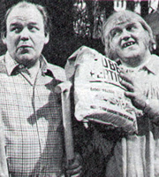 Inside George Webley. Image shows from L to R: George Webley (Roy Kinnear), Mr Marigold (Les Dawson). Copyright: Yorkshire Television