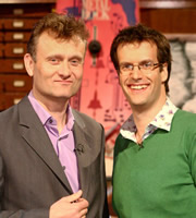 I've Never Seen Star Wars. Image shows from L to R: Hugh Dennis, Marcus Brigstocke. Copyright: BBC