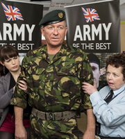 The Job Lot. Image shows from L to R: Danielle (Tamla Kari), Sergeant Steve Fox (Sean Pertwee), Janette (Angela Curran). Copyright: Big Talk Productions