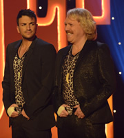 Keith Lemon's LemonAid. Image shows from L to R: Peter Andre, Keith Lemon (Leigh Francis). Copyright: TalkbackThames