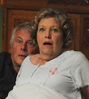 Ladies Of Letters. Image shows from L to R: Bill (Christopher Scoular), Vera Small (Anne Reid). Copyright: Tiger Aspect Productions