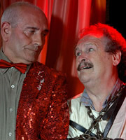 Last Of The Summer Wine. Image shows from L to R: Cliff (Tommy Cannon), Lenny (Bobby Ball). Copyright: BBC