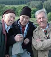 Last Of The Summer Wine. Image shows from L to R: Alvin Smedley (Brian Murphy), Entwistle (Burt Kwouk), Luther 'Hobbo' Hobdyke (Russ Abbot). Copyright: BBC