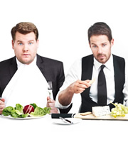 A League Of Their Own. Image shows from L to R: James Corden, Jamie Redknapp. Copyright: CPL Productions