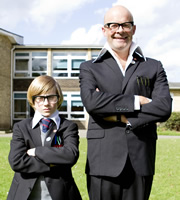 Little Crackers. Image shows from L to R: Harry Junior (Jude Wright), Harry Hill
