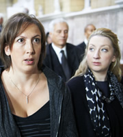 Miranda. Image shows from L to R: Miranda (Miranda Hart), Georgina (Maggie Service). Copyright: BBC