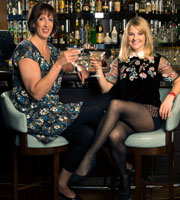 Miranda. Image shows from L to R: Miranda (Miranda Hart), Stevie (Sarah Hadland). Copyright: BBC