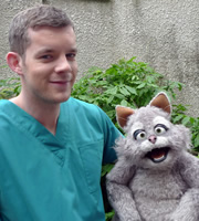 Mongrels. Image shows from L to R: Russell Tovey, Marion. Copyright: BBC