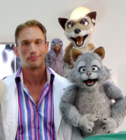 Mongrels. Image shows from L to R: Christian Jessen, Kali, Vince, Marion. Copyright: BBC