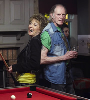 Mount Pleasant. Image shows from L to R: Pauline Johnson (Paula Wilcox), Charlie (David Bradley). Copyright: Tiger Aspect Productions