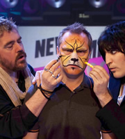 Never Mind The Buzzcocks. Image shows from L to R: Phill Jupitus, Jack Dee, Noel Fielding. Copyright: TalkbackThames / BBC