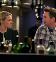 Not Going Out. Image shows from L to R: Lucy (Sally Bretton), Lee (Lee Mack). Copyright: Avalon Television / Arlo Productions