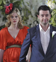 Plus One. Image shows from L to R: Astrid (Georgia King), Rob Black (Daniel Mays). Copyright: Kudos Productions