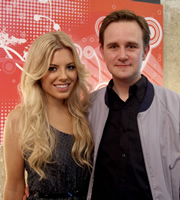 Popatron. Image shows from L to R: Mollie King, Devon (Fergus Craig). Copyright: Zeppotron