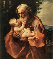 St Joseph with the Infant Jesus by Guido Reni, c 1635