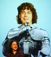 QI. Alan Davies. Copyright: TalkbackThames