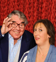 Ronnie Corbett's Comedy Britain. Image shows from L to R: Ronnie Corbett, Miranda Hart. Copyright: ITV Studios Ronnie Corbett's Comedy Britain. Image shows from L to R: Ronnie Corbett, Miranda Hart. Copyright: ITV Studios