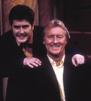 Room 101. Image shows from L to R: Nick Hancock, Chris Tarrant. Copyright: Hat Trick Productions / BBC