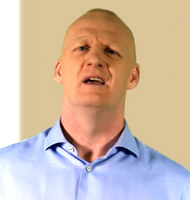 Some People With Jokes. Iain Dowie. Copyright: BBC