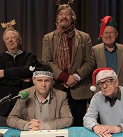 I'm Sorry I Haven't A Clue. Image shows from L to R: Tim Brooke-Taylor, Jack Dee, Stephen Fry, Graeme Garden, Barry Cryer. Copyright: BBC