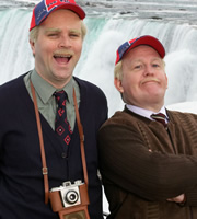 Still Game. Image shows from L to R: Victor McDade (Greg Hemphill), Jack Jarvis (Ford Kiernan). Copyright: The Comedy Unit / Effingee Productions