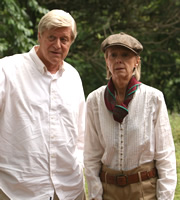 Taking The Flak. Image shows from L to R: David Bradburn (Martin Jarvis), Mags O'Mara (Rosalind Ayres). Copyright: BBC