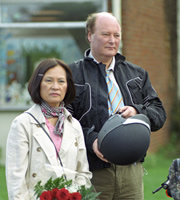 Teachers. Image shows from L to R: Ping (Suthas Bhoopongsa), Bob Porter (Lloyd McGuire). Copyright: Tiger Aspect Productions