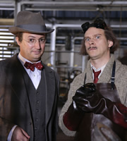 That Mitchell And Webb Look. Image shows from L to R: David Mitchell, Robert Webb. Copyright: BBC