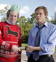 That Mitchell And Webb Look. Image shows from L to R: David Mitchell, Robert Webb. Copyright: BBC