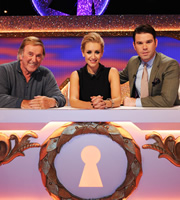 Through The Keyhole. Image shows from L to R: Terry Wogan, Catherine Tyldesley, Dave Berry. Copyright: Talkback