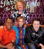 Through The Keyhole. Image shows from L to R: Andi Peters, Leigh Francis, Kimberley Walsh, Jonathan Ross. Copyright: Talkback