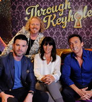 Through The Keyhole. Image shows from L to R: Dave Berry, Leigh Francis, Davina McCall, Bruno Tonioli. Copyright: Talkback