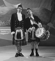 Two Of A Kind. Image shows from L to R: Eric Morecambe, Ernie Wise. Copyright: Associated Television