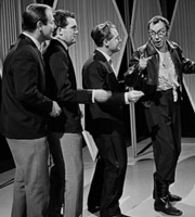 Two Of A Kind. Image shows from L to R: Sid (Sid Green), Dick (Dick Hills), Ernie Wise, Eric Morecambe. Copyright: Associated Television