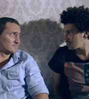 White Van Man. Image shows from L to R: Ollie (Will Mellor), Darren (Joel Fry). Copyright: ITV Studios